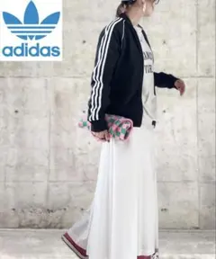 adidas 黒×白 トラックジャケット Mサイズ アディダスオリジナルス