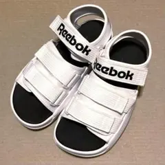 【美品】Reebok ベルクロ スポーツサンダル 幅広 ホワイト 白 23cmのサムネイル