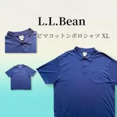 L.L.Bean ピマコットンポロシャツ ペルー製