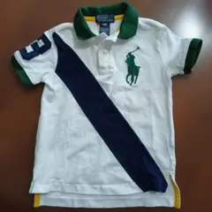 ポロラルフローレン　ポニー　刺繍　グリーン　半袖　100 Tシャツ　　ポロシャツ