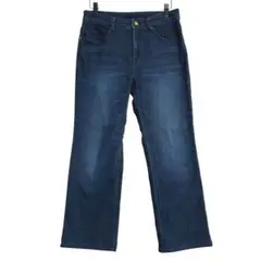シンプルライフ　ストレッチ ダメージデニム　インディゴ　M