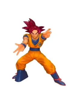【ドラゴンボール超 ブロリー】孫悟空 スーパーサイヤ人ゴッド 約20cm
