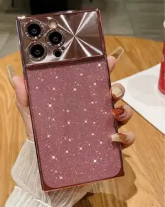 iPhone13 pro max ケース　カバー　スパークリングラメシート付
