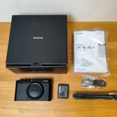 極美品】FUJIFILM X-E4 ブラック ｜動作快調｜おまけ付 - メルカリ