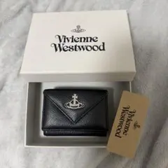 Vivienne Westwood BLACK 三つ折り財布 - メルカリ