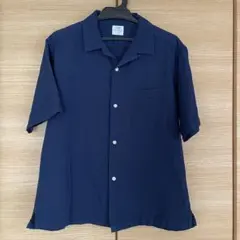 【coen】ネイビー 半袖シャツ