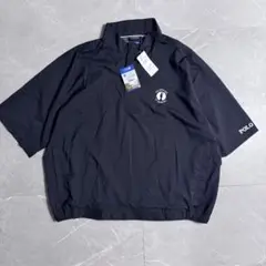 希少　デッドストック　ポロゴルフ　半袖 プルオーバーシャツ　XL ブラック