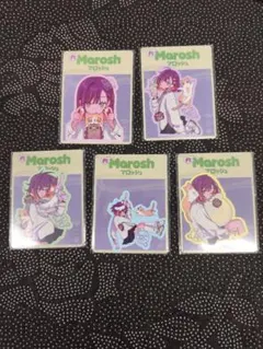マロッシュ ステッカー 全種　5枚セット　セブン
