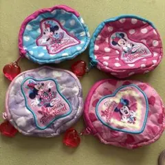 ディズニー　ミニー　パルパルーザ カプセルトイ　ポーチ コンプリート