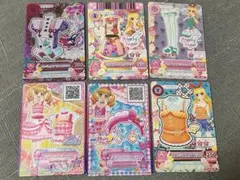 プ*]様 アイカツ カード AngelySugar 他 6枚セットまとめ売り