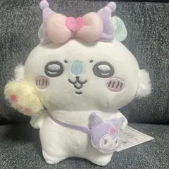 ちいかわ×サンリオキャラクターズ ぬいぐるみ　モモンガ　クロミ