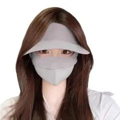 【新品】フェイスカバー★ブラック★UVカット★全顔★紫外線対策★日焼け防止