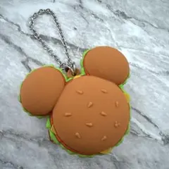 ミッキー　ハンバーガー　コインケース　シリコンケース