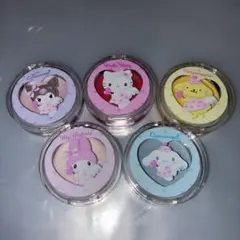 ポンデクルール サンリオ夢みるエンジェルデザイン マルチカラーバーム 5個セット