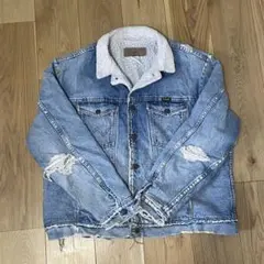 80s 90s wrangler ラングラー デニムボアジャケット グランジ