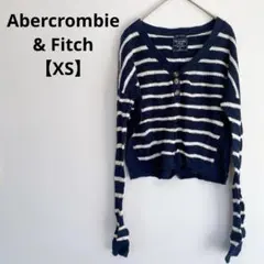 Abercrombie & Fitch Vネックセーター XS ネイビー　春秋