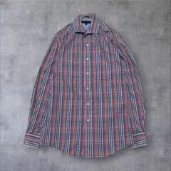 【TOMMY HILFIGER】US輸入アメリカ古着　メンズ長袖シャツアメカジS