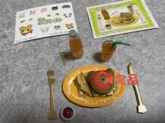 メガハウス　新色こぐまキッチン　こぐまバーガーセット　ミニチュア　平成レトロ