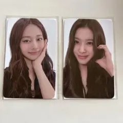twice サナ　ツウィ　トレカ　セット　リアルタッチフォトカード