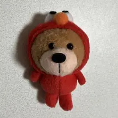 USJ ユニバ くま エルモ着ぐるみ ぬいぐるみストラップ