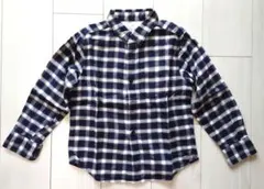 無印良品　ネルチェックシャツ