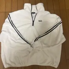 KANGOL ZIP FIVE ハーフジップトレーナー L ホワイト