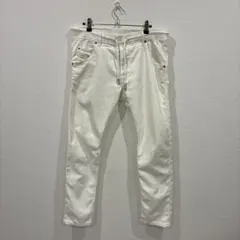 DIESEL ホワイト 28 ジーンズ ジョグジーンズ 未裾直し