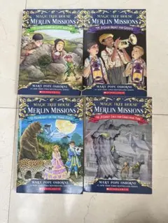 【美品】Magic Tree House Merlin Missions 4冊
