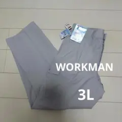 【WORKMAN】カーゴパンツ　シルバーグレー　3Lのサムネイル