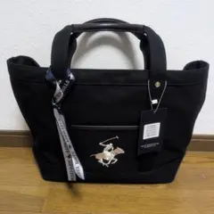 POLO ブラックトートバッグ