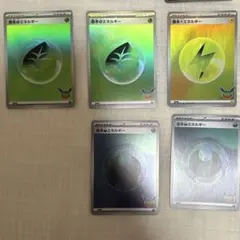 ポケモンカード 基本エネルギー 5枚セット
