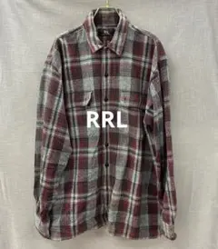 RRL ダブルアールエル チェック柄 長袖シャツ - メルカリ