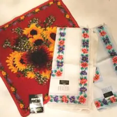 フェイラー ハンカチ2枚 アーンジョー×假屋崎省吾タオルハンカチ 3枚セット