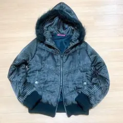 最終お値下げ早い者勝ち【新品未使用】ファー付きフードダウンジャケット　Lサイズ