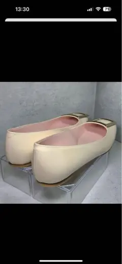 極美品★ ロジェ ヴィヴィエ パテント パンプス ベージュ 37 パンプス | Roger Vivier