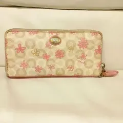 コーチ　長財布　花柄