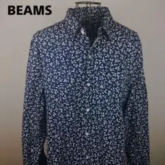 ★美品★ BEAMS ビームス メンズ 長袖シャツ 総柄 XL