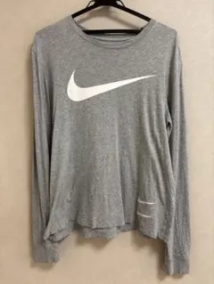 Nike グレー 長袖カットソー Mサイズ メンズ
