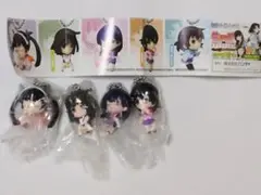 物語シリーズ　キーホルダー 4体セット