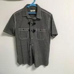 値下げしまにた！グレーメンズ半袖シャツ