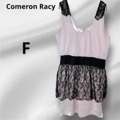 ❣️Comeron Racy❣️ワンピース スカート ノースリーブ レース ピンクのサムネイル