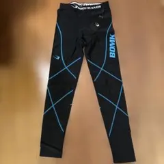 【新品】BODYMAKER ブラック/ブルー タイツ L