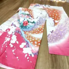 奇跡の孔雀柄&極美品【振袖 成人式 結婚式 訪問着 着物 レディース 和装】のサムネイル