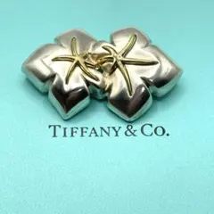 美品 ティファニー ブローチ コサージュ 花 750 メイプルリーフ