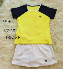 FILA フィラ　テニスウェア 　レディース　Lサイズ 　3点セット