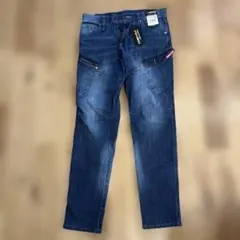 新品未使用　BURTLE バートル5012 カーゴパンツ M 45 インディゴのサムネイル