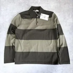ZARA ORIGINS ボーダー ポロシャツ 長袖 S 新品タグ付