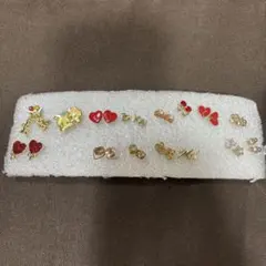 ピアス15セット(ディズニー、ハート、星、蝶々)
