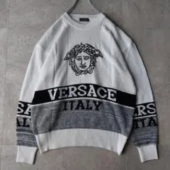 90s GIANNI VERSACE ニット セーター メデューサ - メルカリ