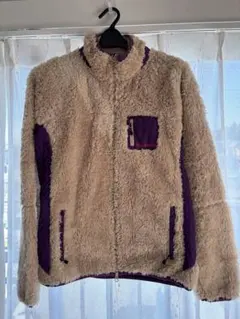 Columbia ボアジャケット ベージュ・パープル